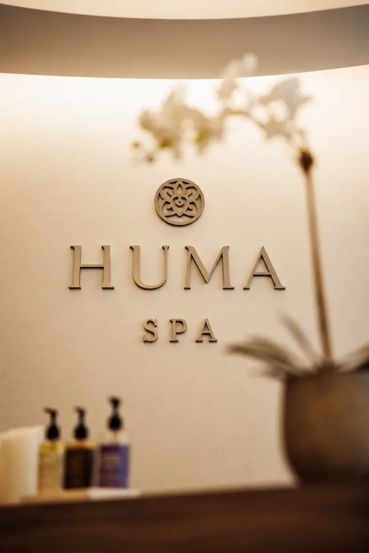Huma Karachi Massage sign at our spa